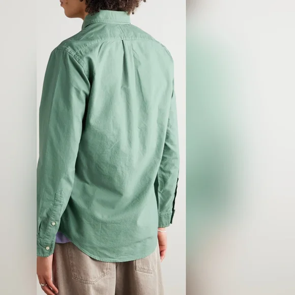Polo Ralph Lauren Mint Green Button-down Shirt Large - Picture 3 of 12